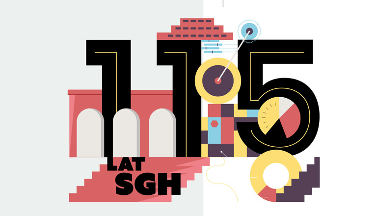na grafice napis „115 lat SGH”